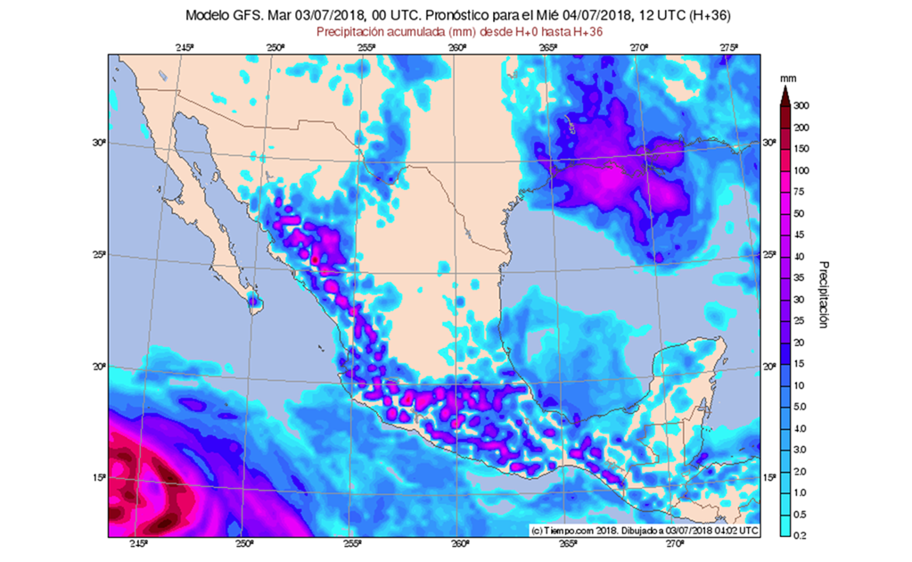 Probabilidad de lluvias y ambiente caluroso en Veracruz