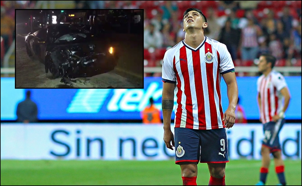 Alan Pulido involucrado en accidente automovilístico 