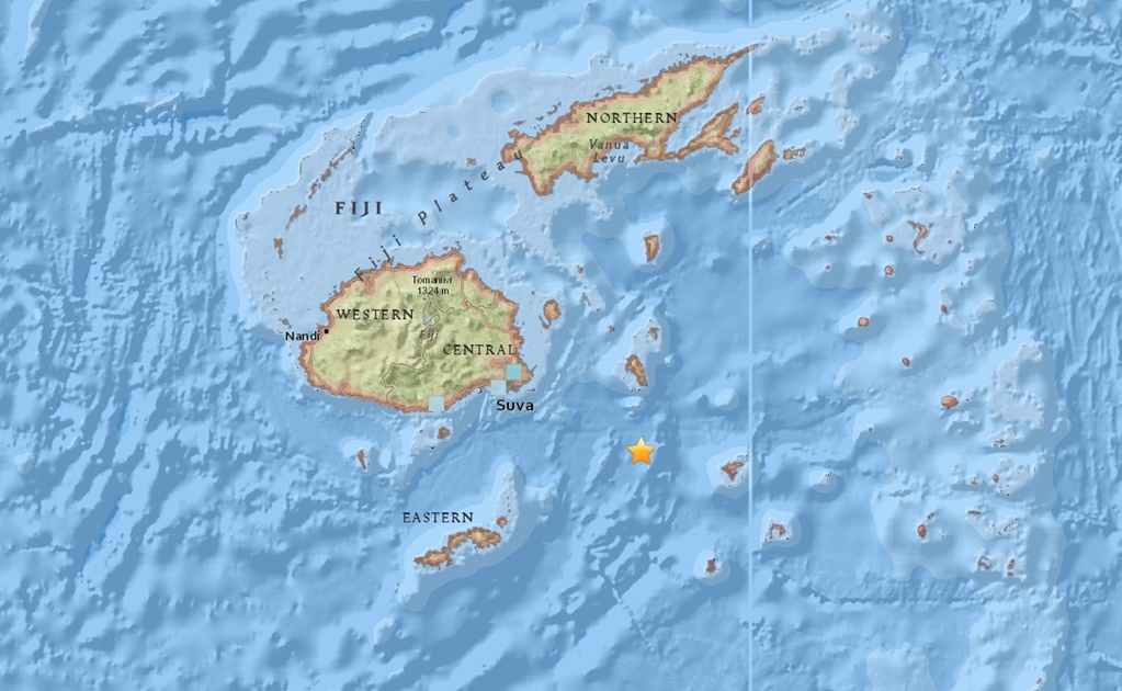 Reportan sismo de 7.8 grados en Suva, Fiyi