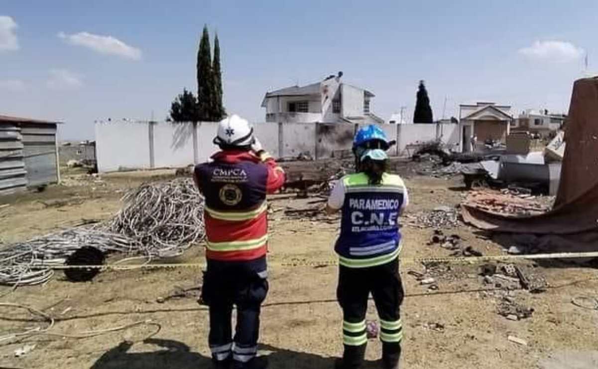 Explosión de un tanque de gas deja un muerto y un lesionado en Timilpan, Edomex