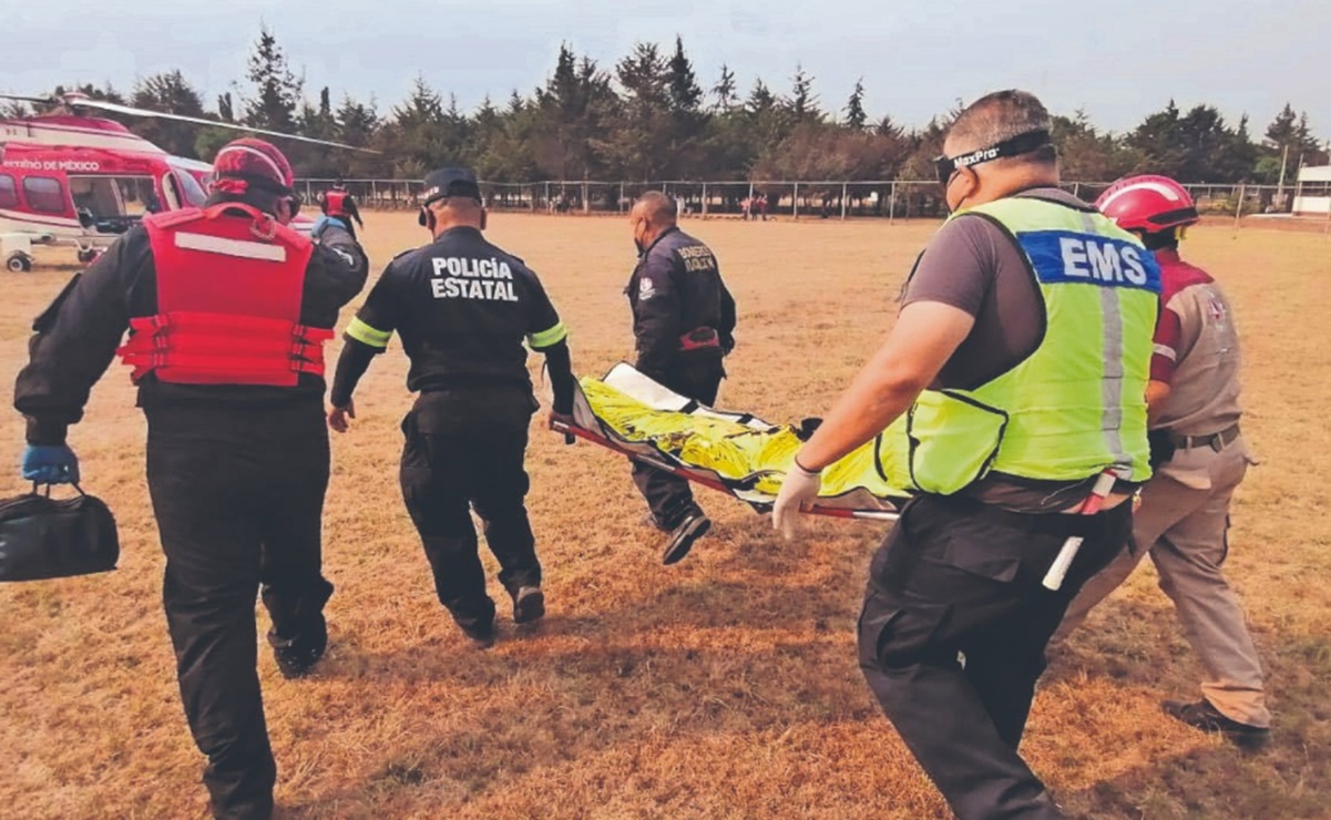 Golpean y prenden fuego a presunto ladrón de casas en Edomex