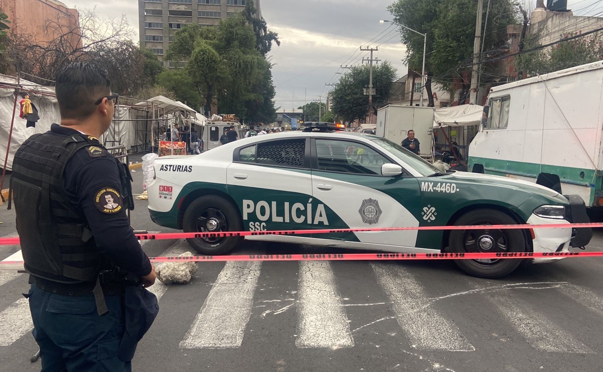 Balacera en tianguis de la alcaldía Cuauhtémoc; reportan un muerto y dos lesionados