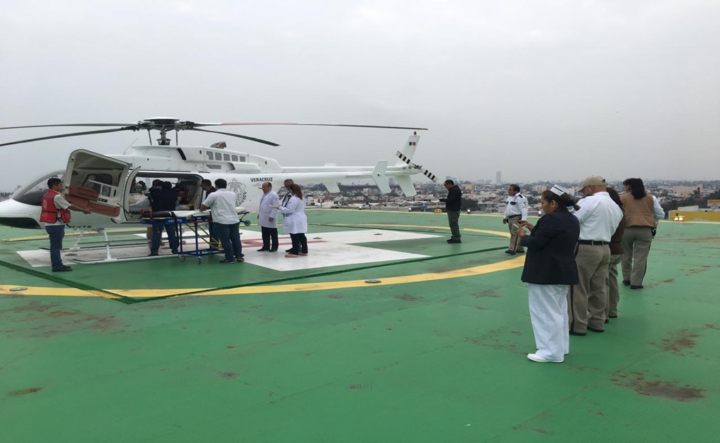 Realizan evacuaciones médicas en helicópteros que antes usaban gobernadores