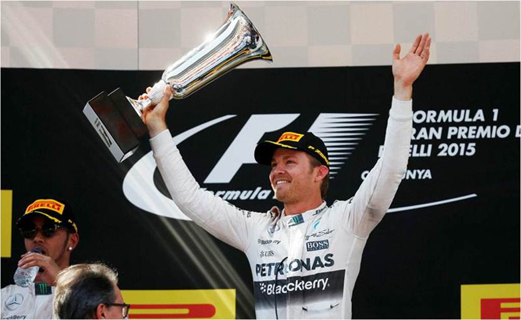 Rosberg supera a Hamilton y gana GP de España