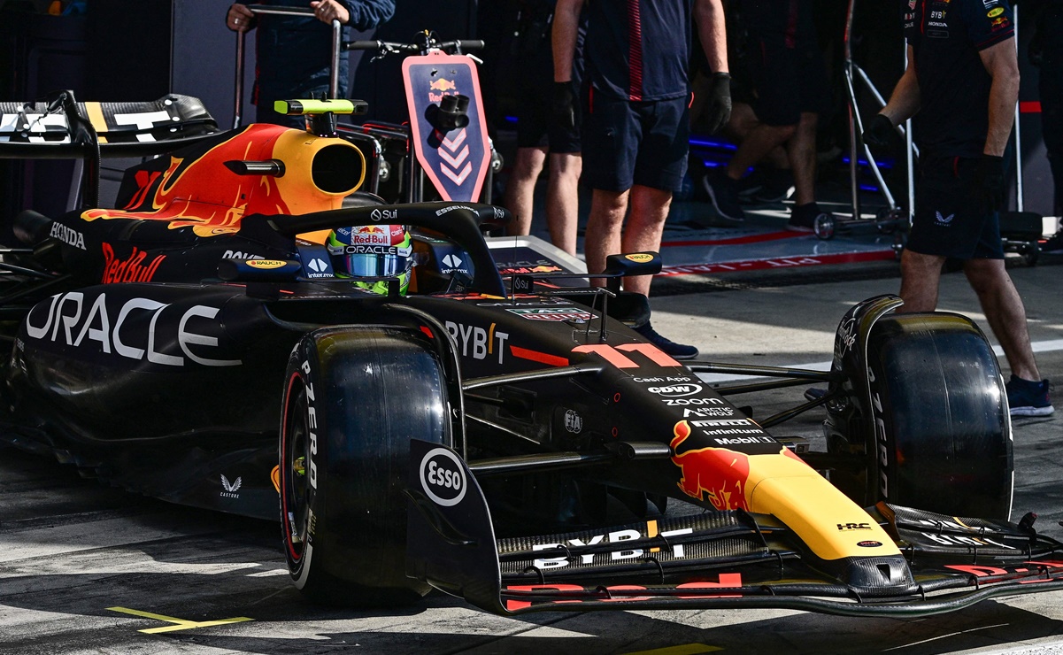 Checo Pérez largará quinto en el GP de Italia, Carlos Sainz ganó la pole position