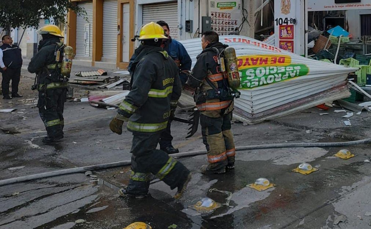 Explota carnicería y atacan otra a balazos en Celaya, Guanajuato