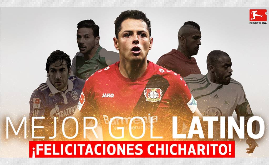 Chicharito gana al mejor gol latino de la historia en Bundesliga