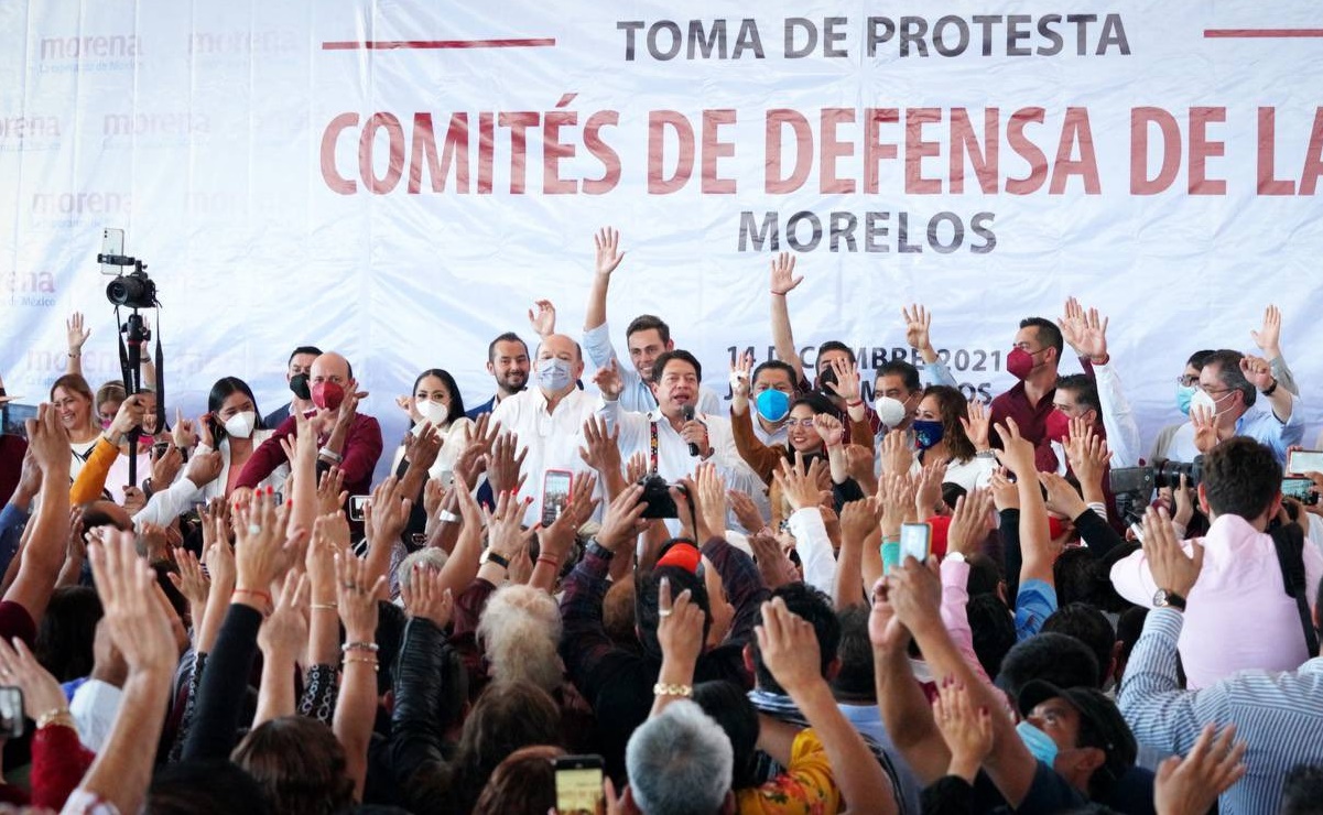 “Queremos que siga la transformación”: Mario Delgado toma protesta a Comités de Defensa de la 4T en Morelos