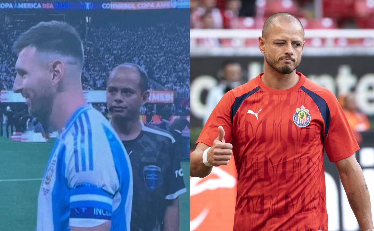 Aficionados se burlaron del Chicharito Hernández por su parecido con un abanderado de Copa América