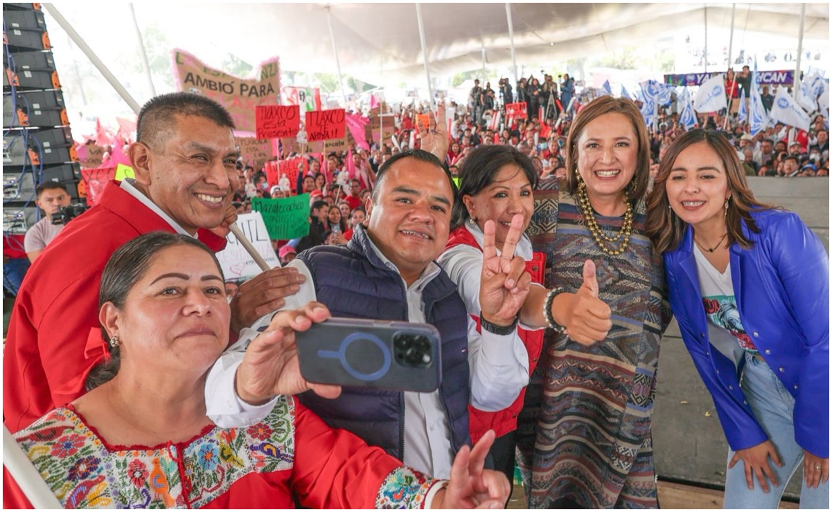 "Sheinbaum compra encuestas para hacer creer que elección está definida": Xóchitl Gálvez