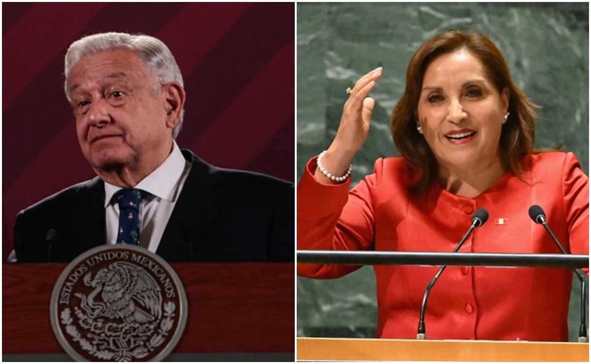 AMLO destaca que no negó el uso de espacio aéreo a presidenta de Perú, a pesar de la mala relación