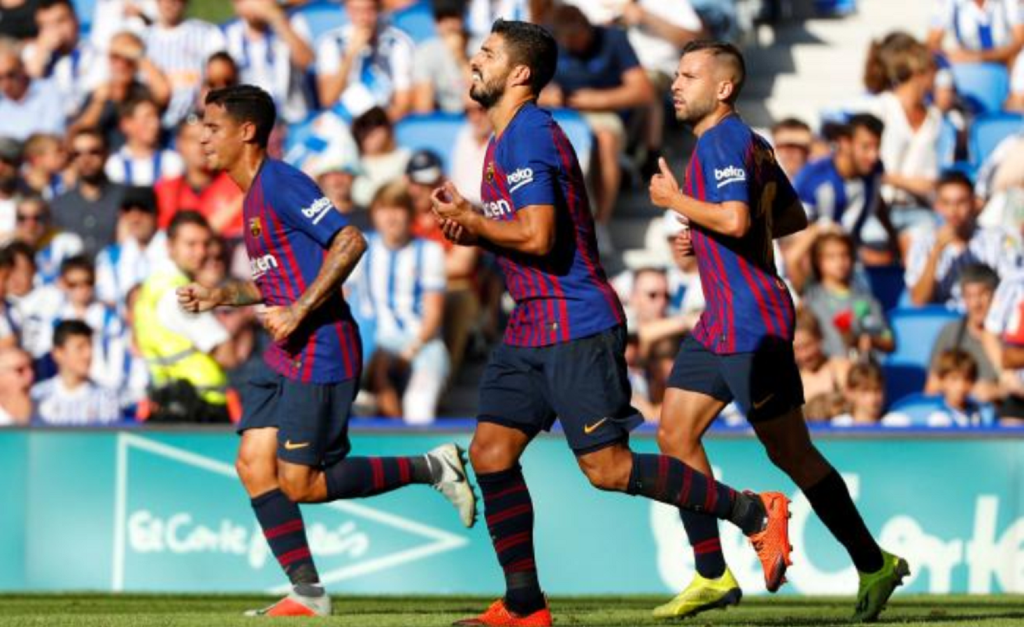 Barcelona mantiene el invicto ante la Real Sociedad