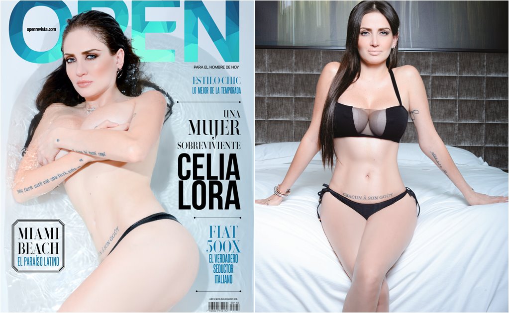 Celia Lora vuelve a lucir su lado más sensual