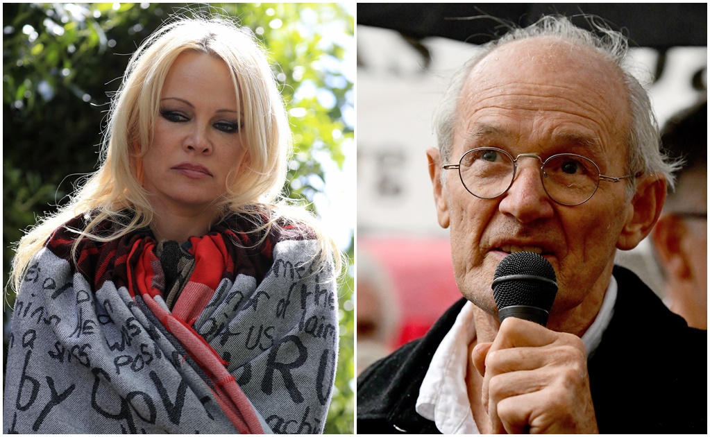 Pamela Anderson llama a "salvar" a Julian Assange