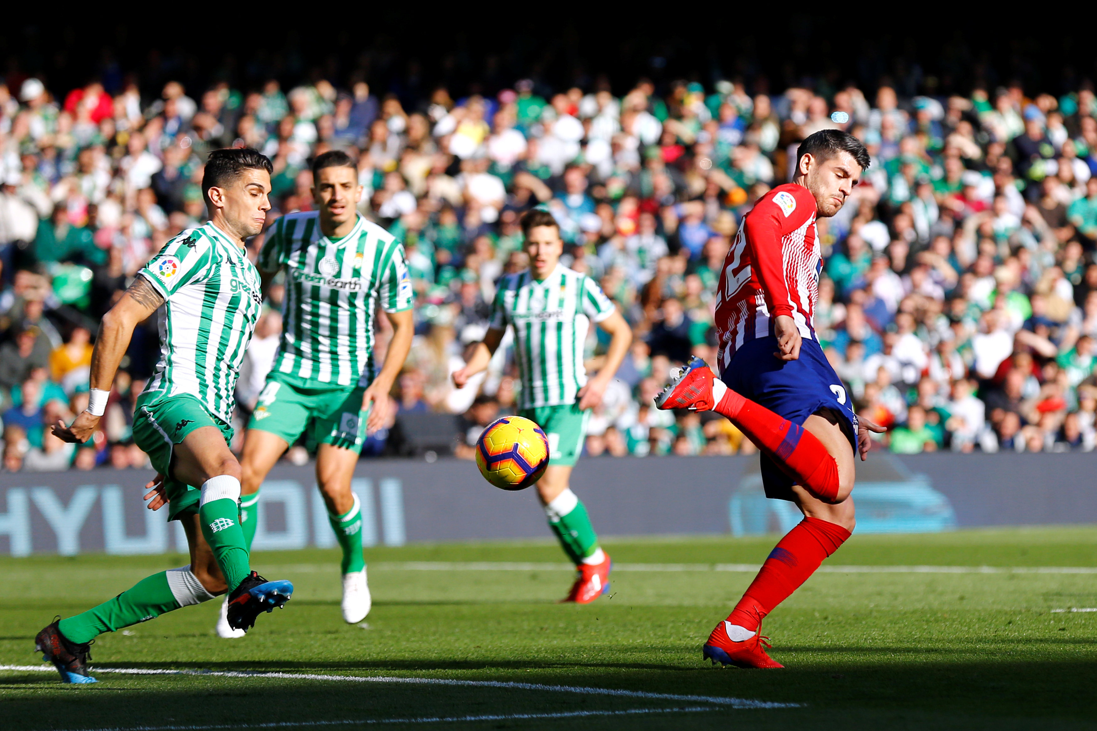 Real Betis derrotó al Atlético de Madrid 