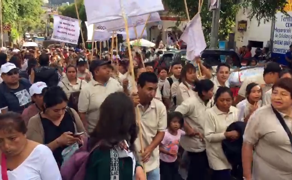 Protestan contra candidata de Morena para alcaldía de Cuajimalpa