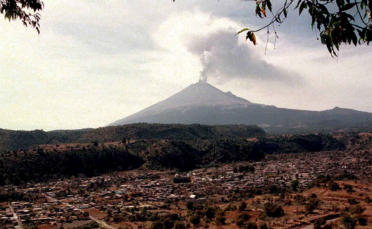 La erupción con la que el Popo dio la bienvenida al nuevo milenio