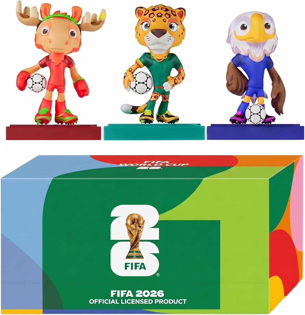 Juego de 3 Mascotas Mundial 2026