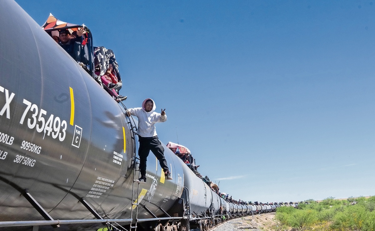 “¡Arrancó el tren, nos vamos!”, exclamaron los migrantes varados en Cañitas, Zacatecas