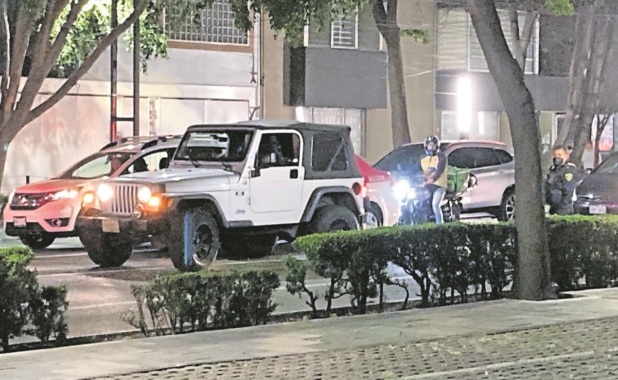VIDEOS asesinato de Samuel Ríos y Valles: captan taxi de CDMX que habrían usado presuntos homicidas 