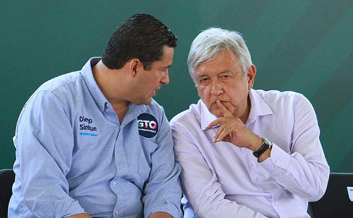 AMLO: Diego Sinhue Rodríguez, gobernador de Guanajuato, “gobierna, pero no manda”