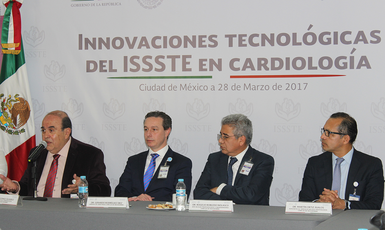 Presenta ISSSTE innovaciones en materia de cardiología