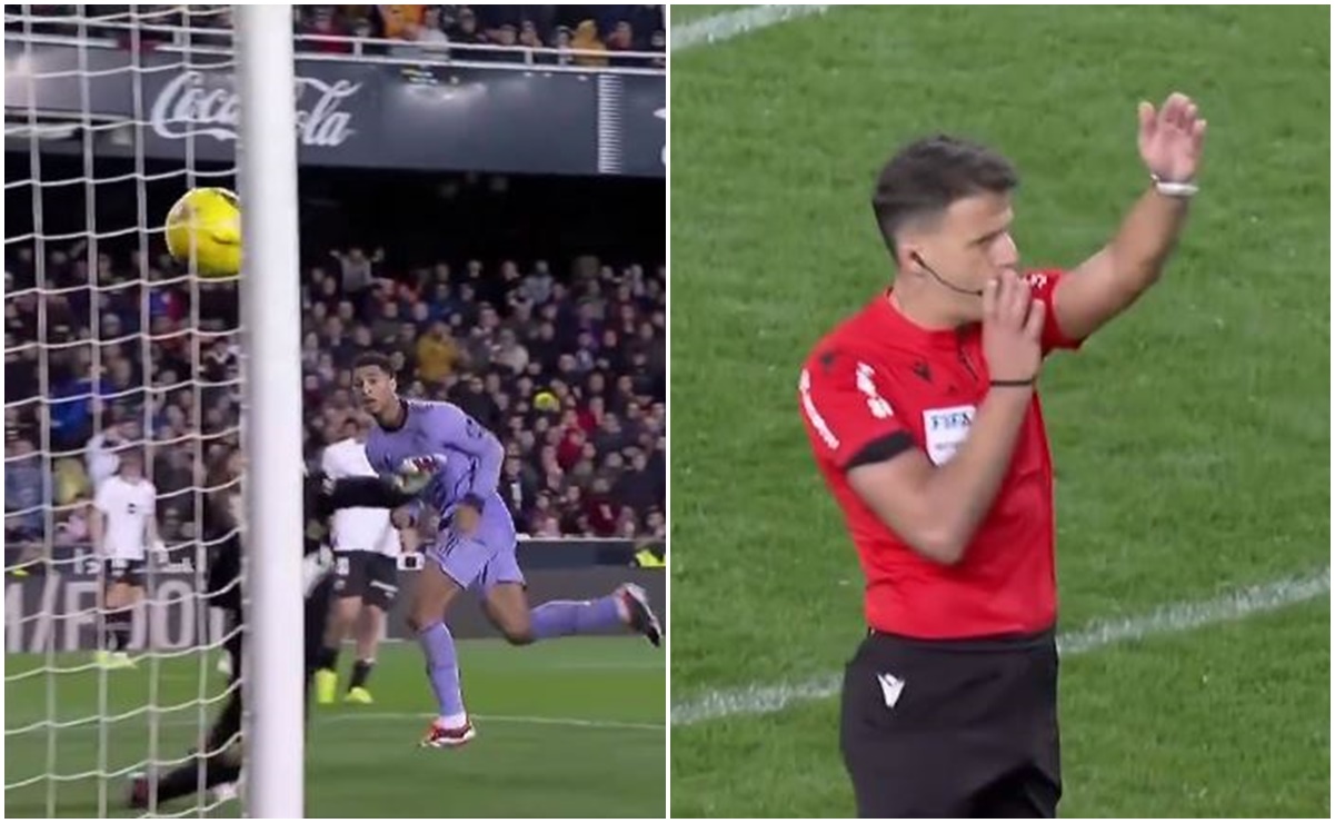 VIDEO: Árbitro pita el final del partido en el momento que Real Madrid hacía el gol de la victoria
