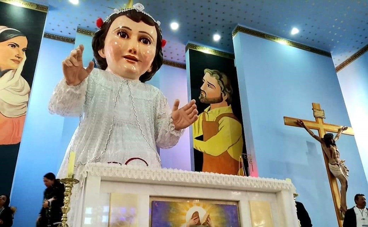 Visten al Niño Dios gigante de Zóquite, Zacatecas