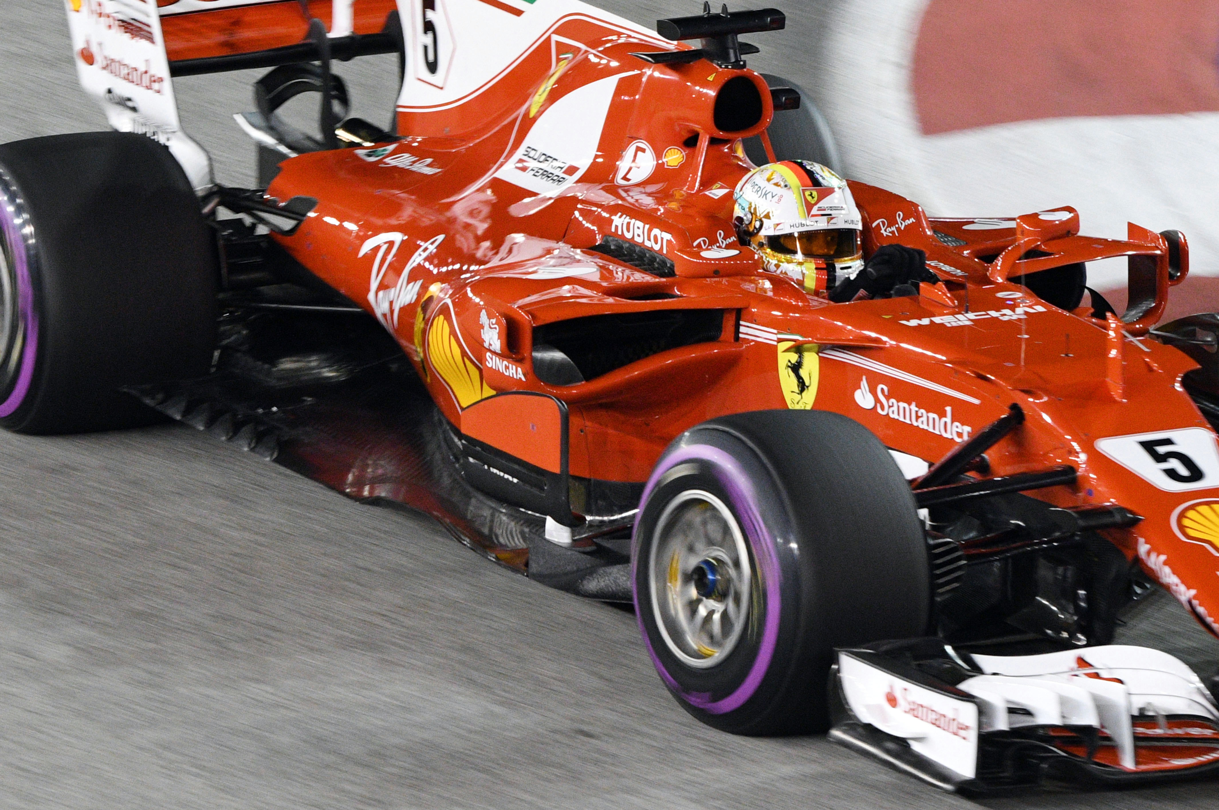 Vettel, en gran posición