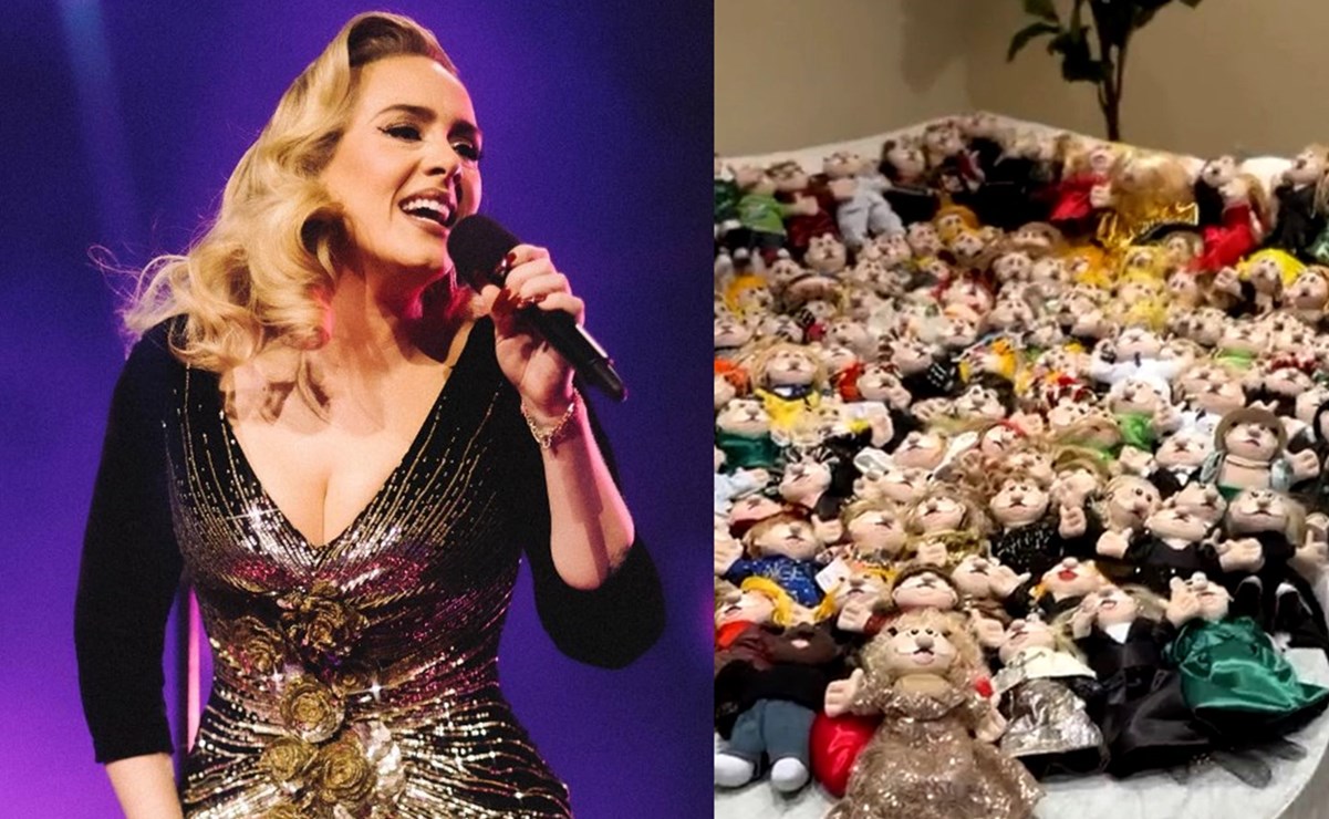 ¡Imposible contarlos! Adele cierra show con mega colección de peluches del Dr. Simi 