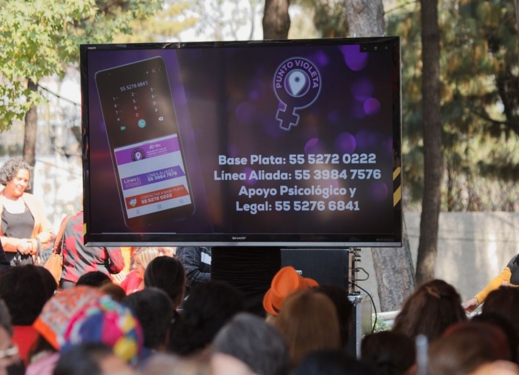 Álvaro Obregón lanza aplicación digital "Puntos Violeta"