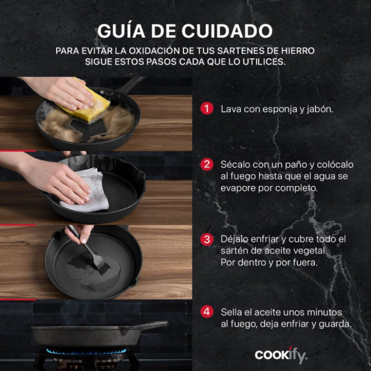Set Sartenes Hierro Fundido Cookify Amazon 3