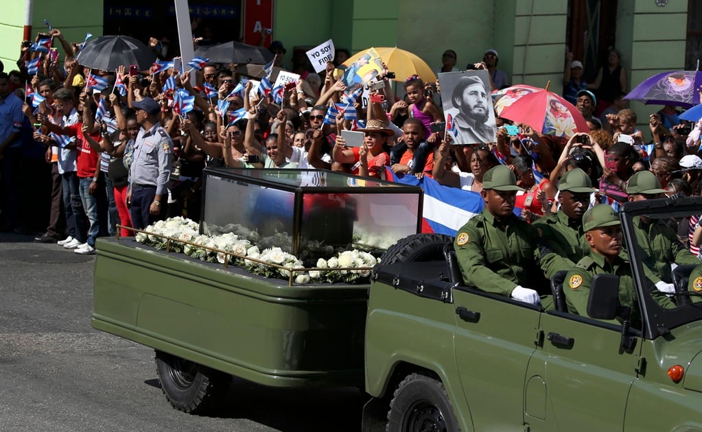 Llegan cenizas de Fidel Castro a Santiago de Cuba
