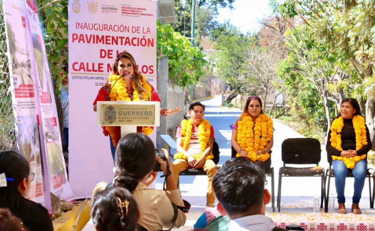 Evelyn Salgado entrega obras por más de 23 mdp en Mártir de Cuilapan, Guerrero