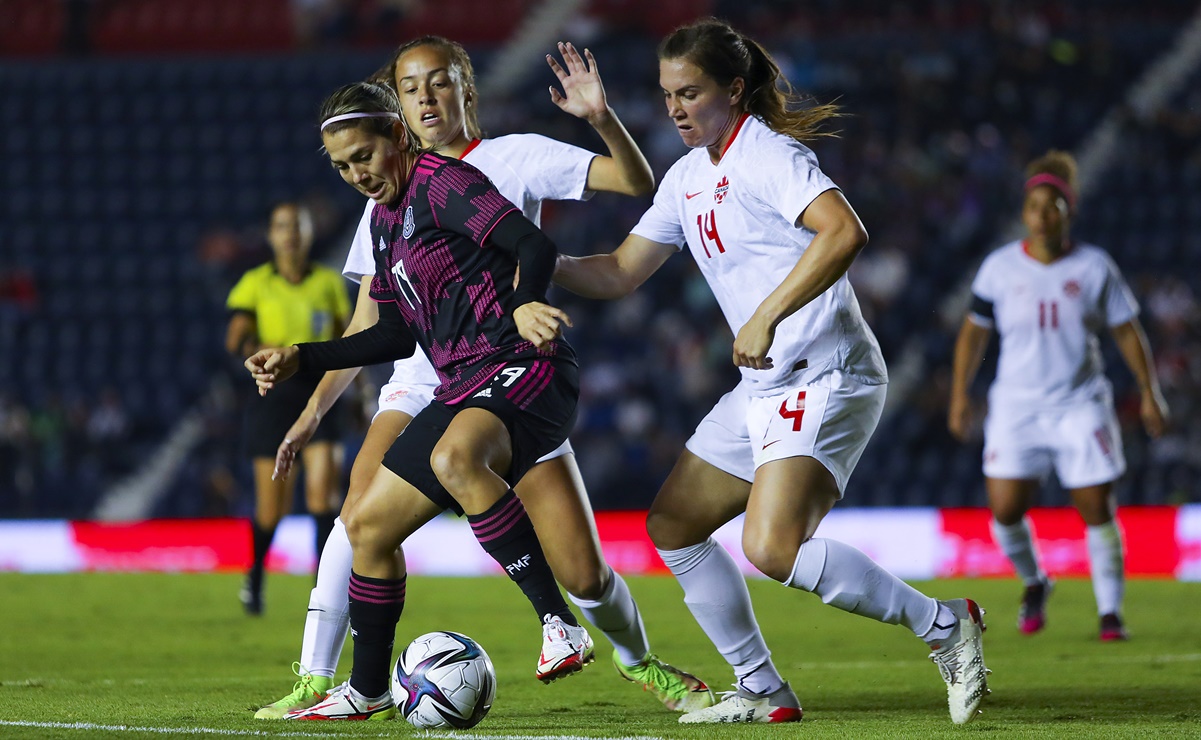 La Selección Mexicana Femenil empata con Canadá en el Estadio Ciudad de los Deportes