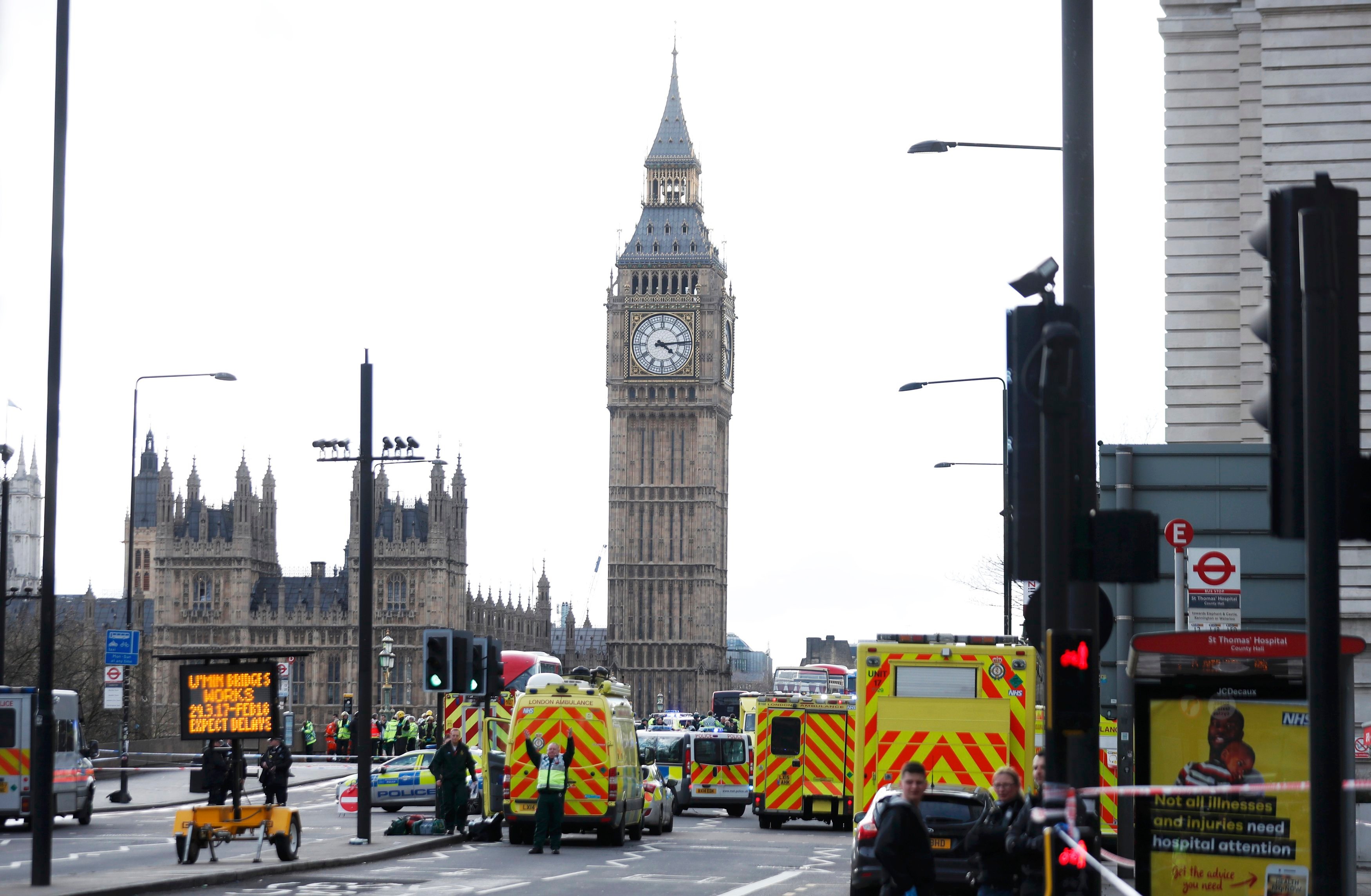 Mapa. El sitio del ataque terrorista en Londres