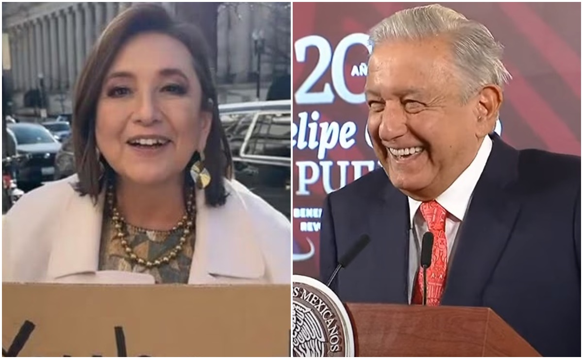 Por meme que vio en “el Face”, AMLO se mofa de pronunciación de Xóchitl Gálvez y sugiere debate en inglés