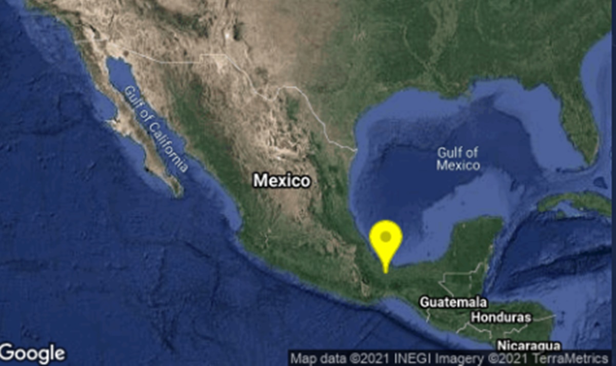 Reportan sismo de magnitud 5.0 en Veracruz  