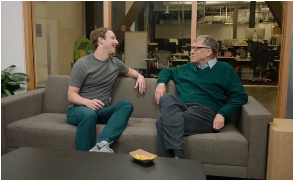 Zuckerberg pide consejo a Gates para dar discurso en Harvard