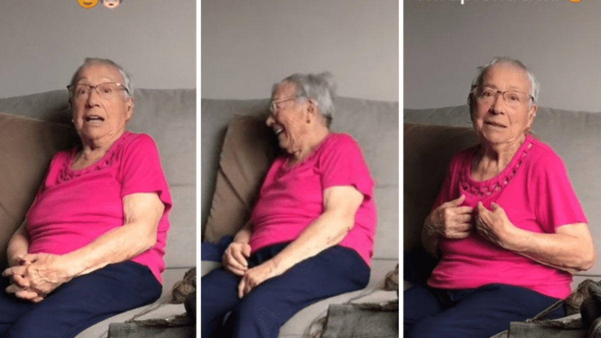 "¿Quiéres ligar con mi novio?": Abuelita lanza piropos a la pareja de su nieta y se hace viral