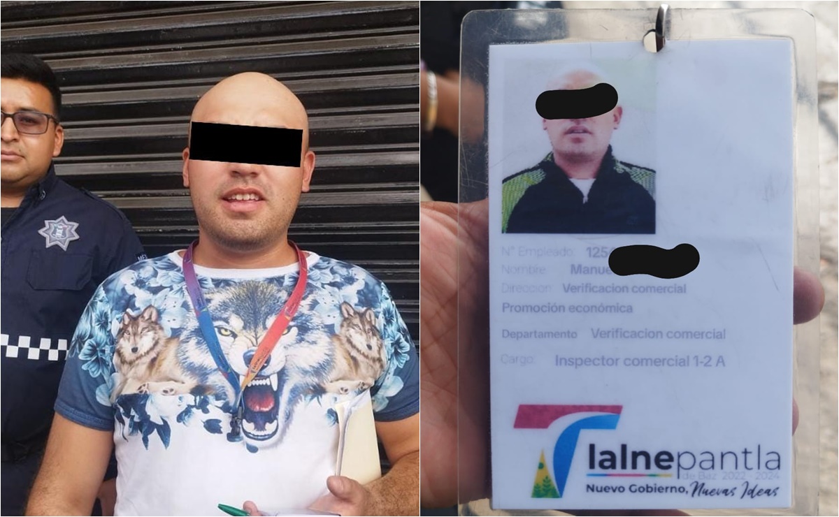 Detienen en Tlalnepantla a ex verificador municipal por presunta extorsión a un comerciante