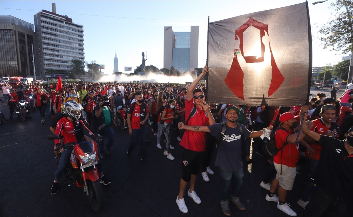 Querétaro - Atlas: Así se vivió la Marcha Por la Paz en Guadalajara