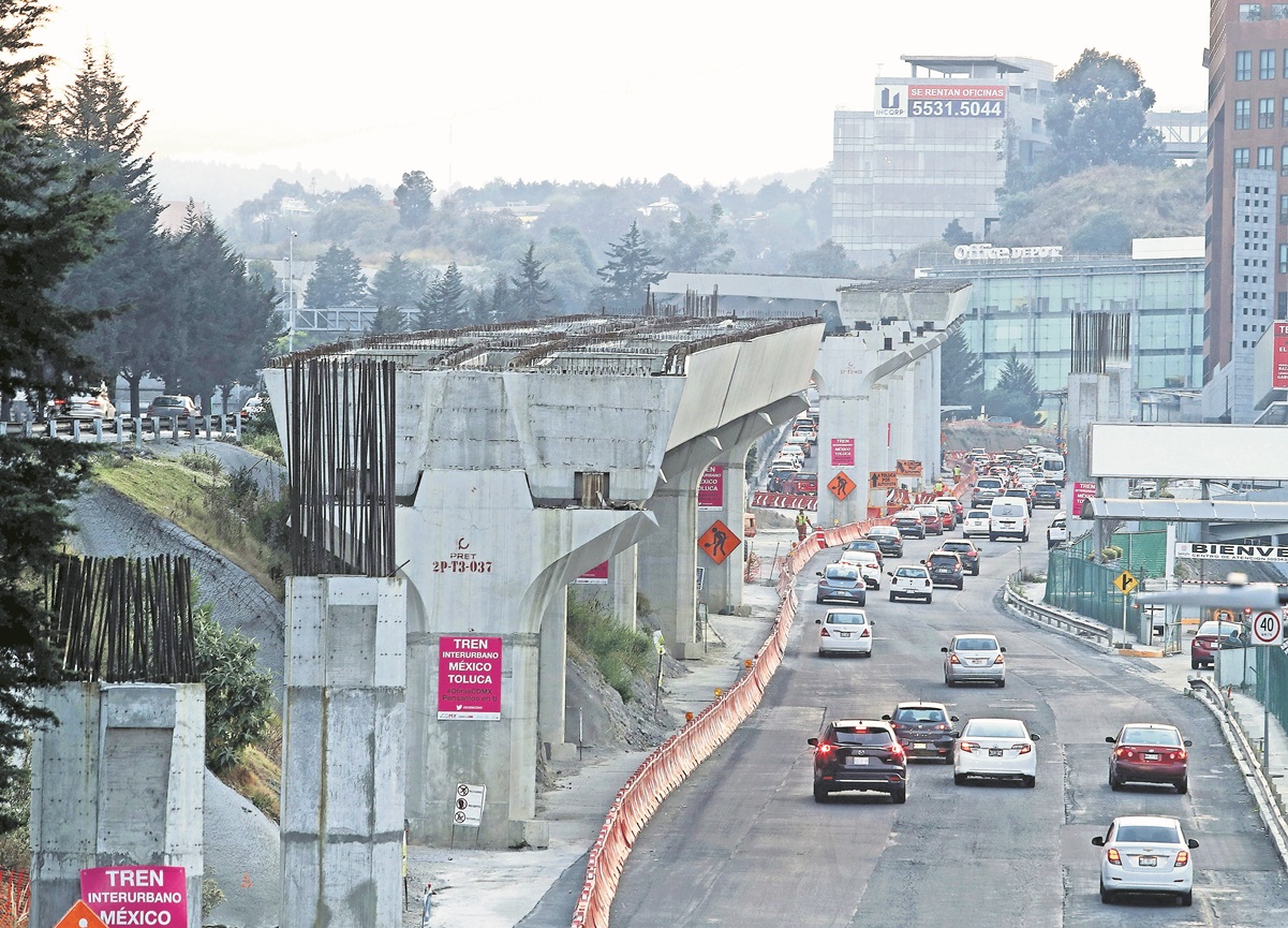 Con avance del 82% construcción del tramo de la CDMX del Tren Interurbano: Martí Batres