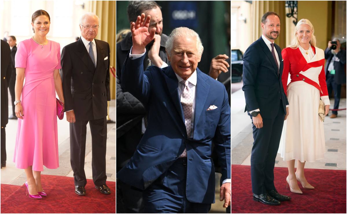 Carlos III recibe a reyes, reinas y jefes de Estado previo a su coronación