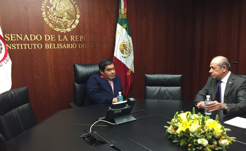 Director del IPN se reúne con Barbosa en el Senado