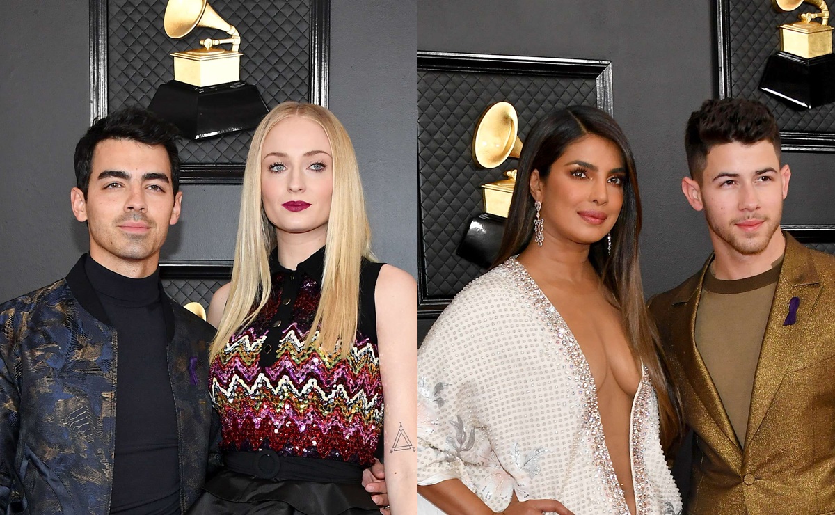 Sophie Turner y Priyanka Chopra 'encienden' los premios Grammy