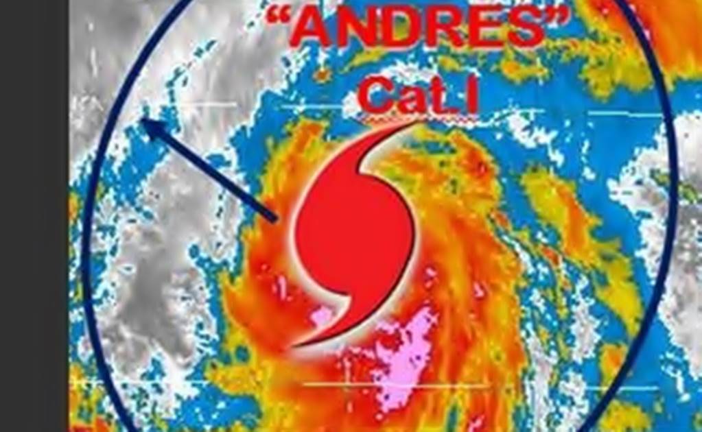 Tropical storm Andrés becomes a hurricane