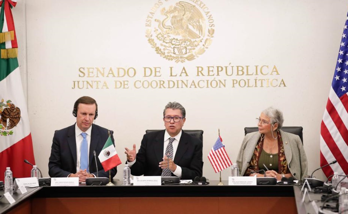Monreal expresa ante congresistas de EU su desacuerdo por alertas para no viajar a ciudades mexicanas