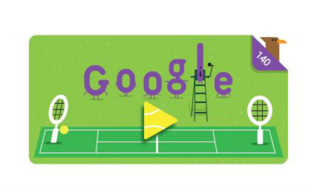 Google hace puntos en Wimbledon con doodle animado