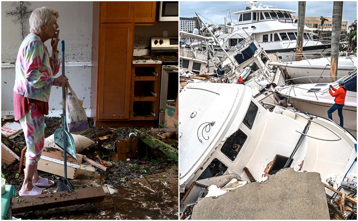 Videos. Huracán Ian deja rastro de destrucción a su paso por suroeste de Florida